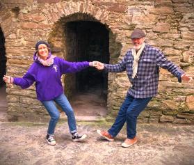 Paula and Steve Kidwelly Castle